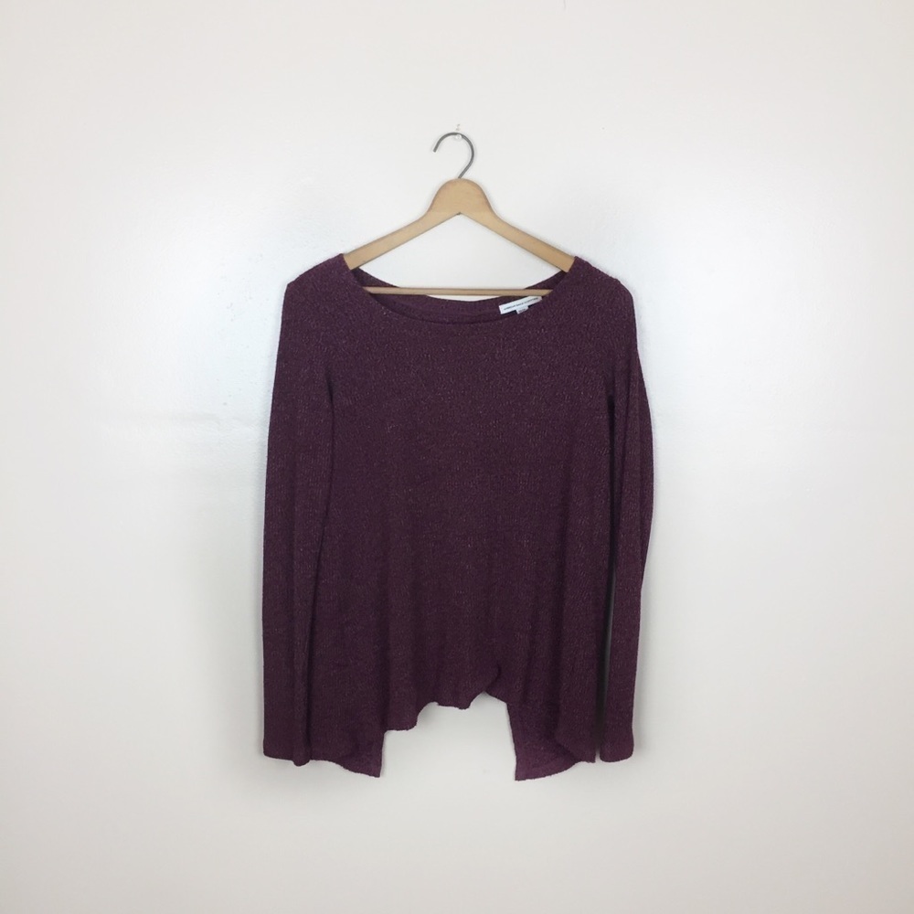 [American Eagle] Long Sleeve Cut Out Back Top